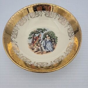 Vintage Sabin Crest -O- Gold‎ Warranted 22k Gold Bowl 5.5" Diameter